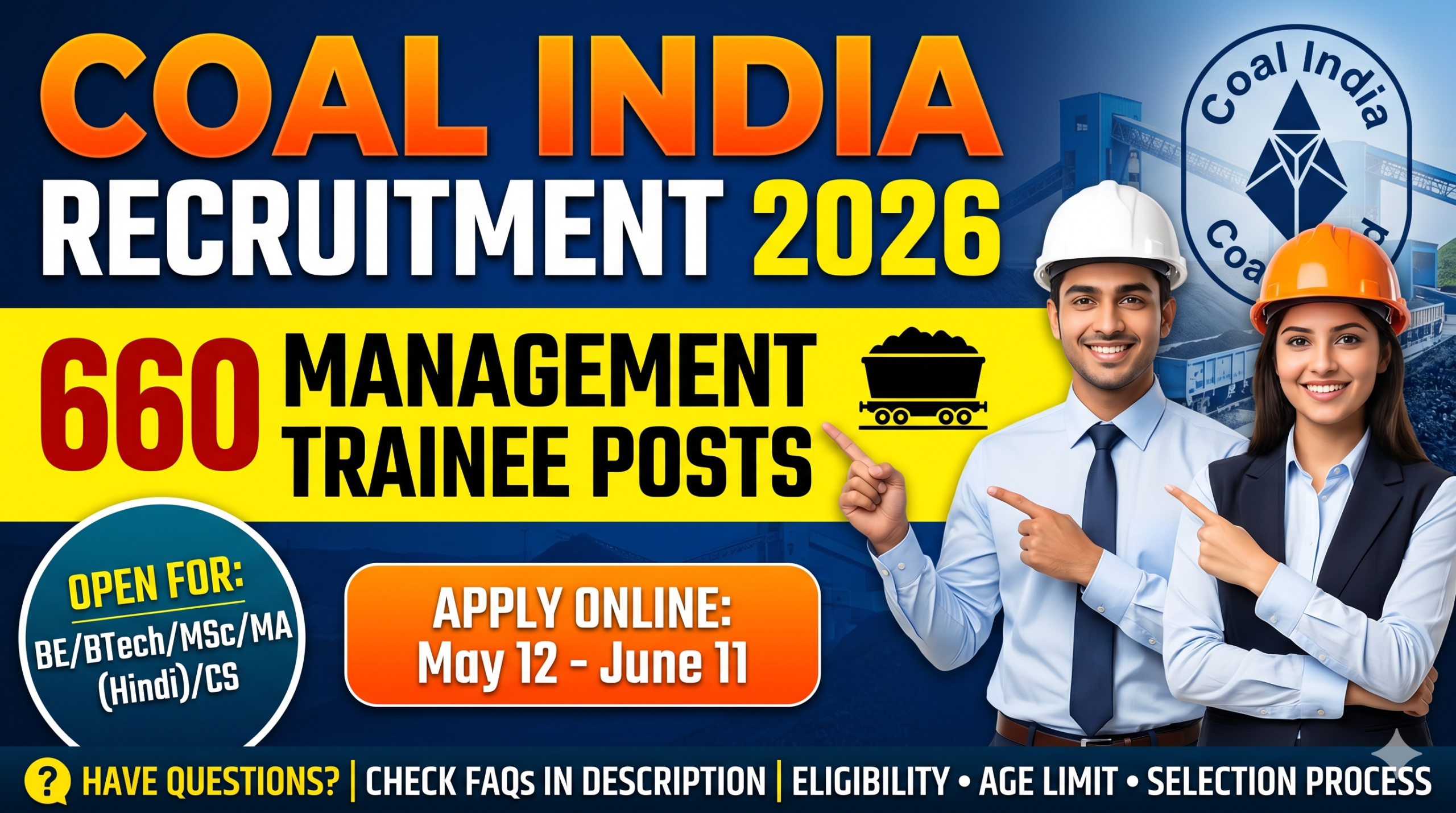 Coal India MT Recruitment 2026