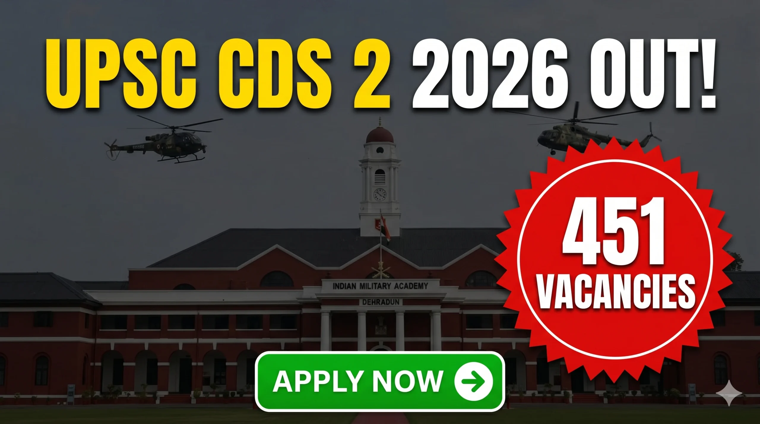 CDS 2 Notification 2026